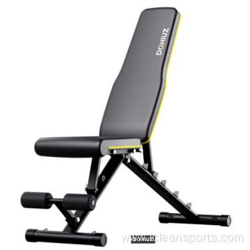Foldable Adjustable Sit-up Dumbbell Weight Bench Workout